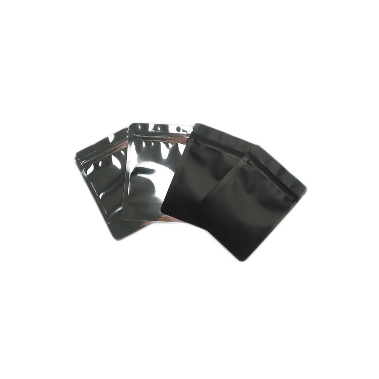 খাবারের জন্য ম্যাট সারফেস প্লাস্টিকের পাউচস প্যাকেজিং অ্যালুমিনিয়াম ফয়েল ছোট জিপার ব্যাগ