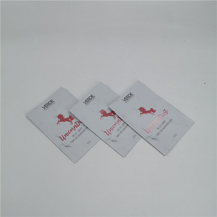 কাস্টম অ্যালুমিনিয়াম ফয়েল স্ট্যান্ড আপ পাউচ, খাবার ক্যান্ডি বীজ Sachet জন্য থ্রি সাইড সিলড ব্যাগ