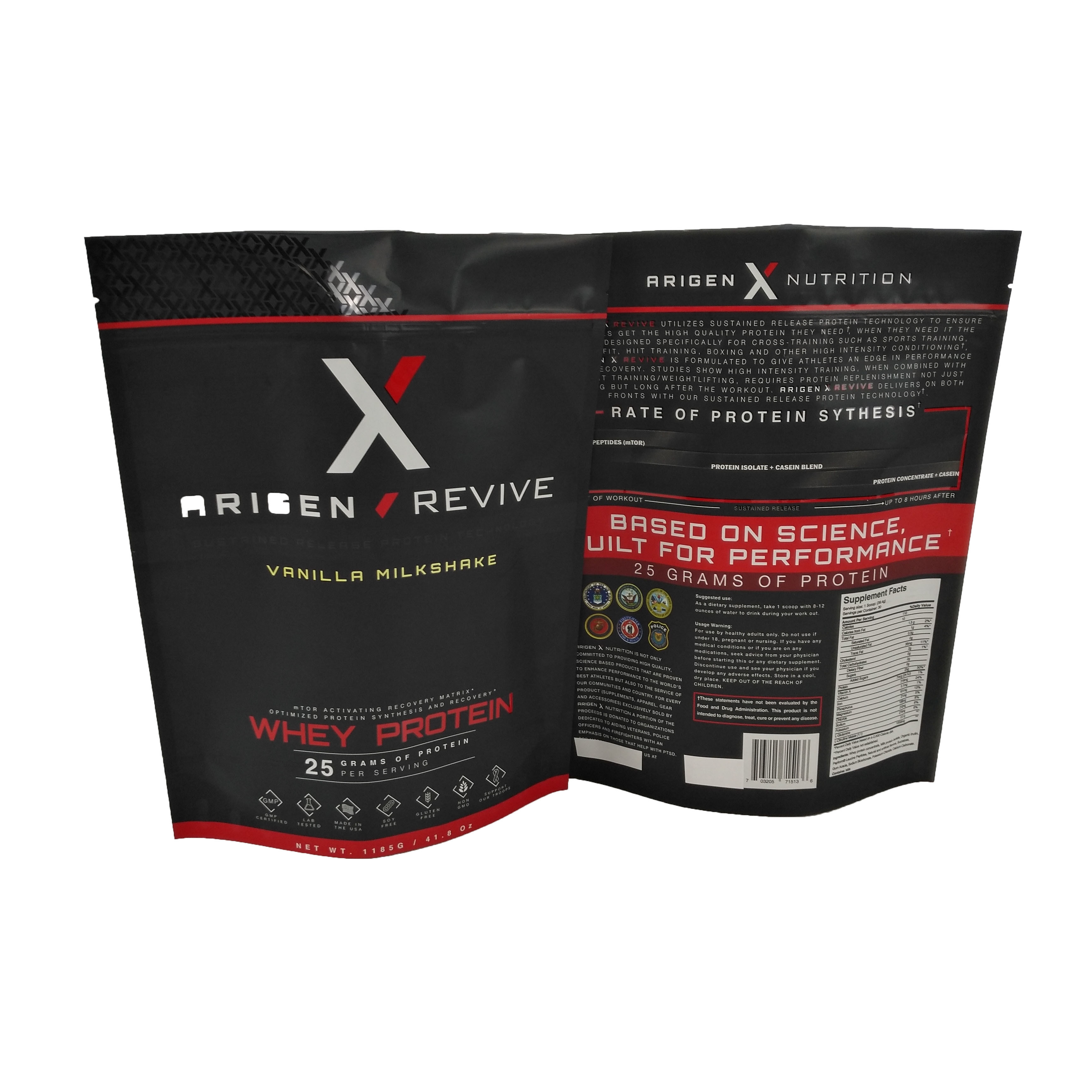 ফুড গ্রেড অ্যালুমিনিয়াম ফয়েল স্ট্যান্ড আপ থলি