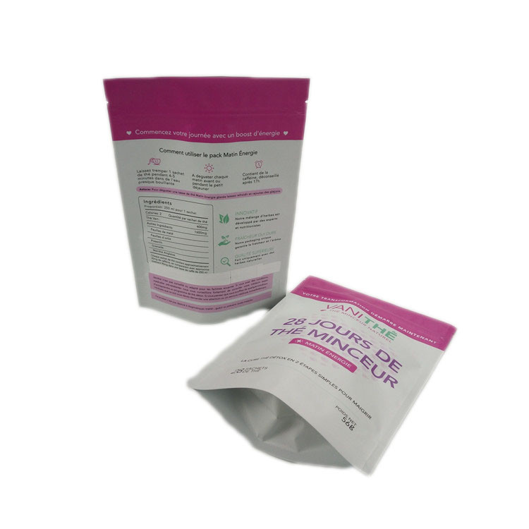 জিপার শীর্ষ রিসেসেবল প্যাকেজিং ব্যাগ