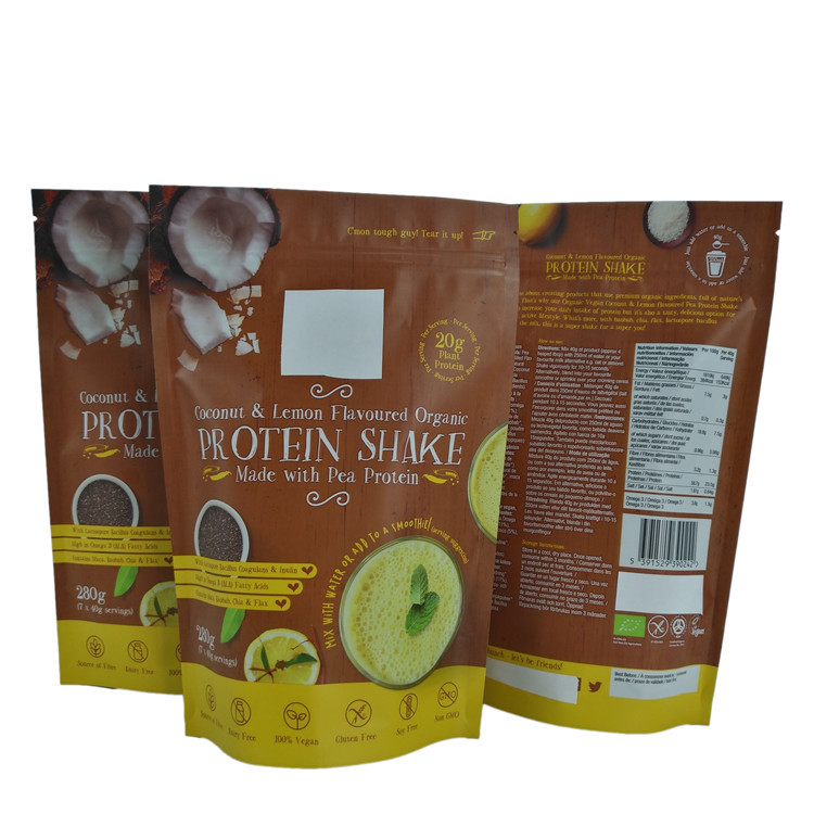 গুঁড়া প্যাকেজিং ডিজিটাল প্রিন্টিং ভিএমপিইটি অ্যালুমিনিয়াম ফয়েল জিপার পাউচ