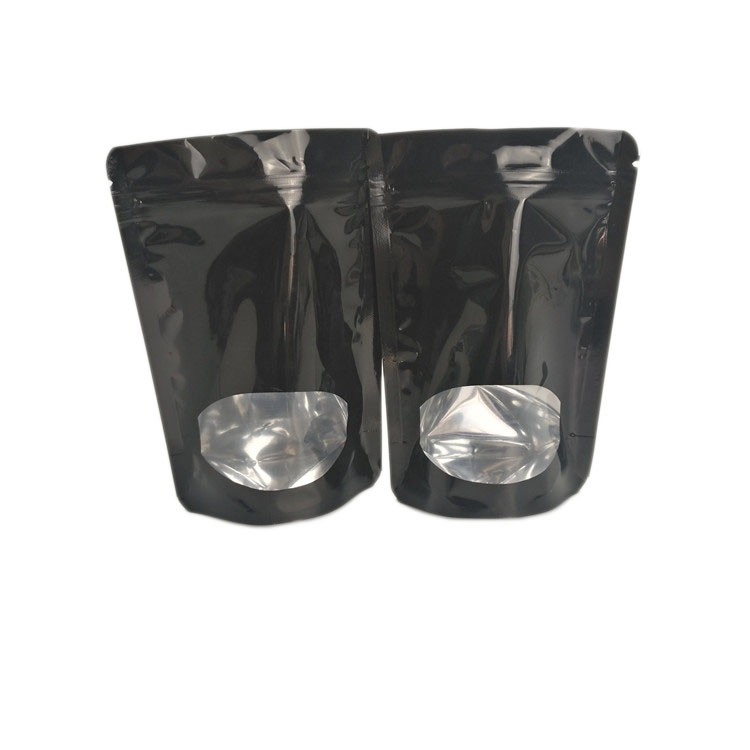 স্বচ্ছ ফ্রন্ট ফয়েল লাইনযুক্ত গ্র্যাভুর প্রিন্টিং স্ট্যান্ড আপ জিপার পাউচ ব্যাগ