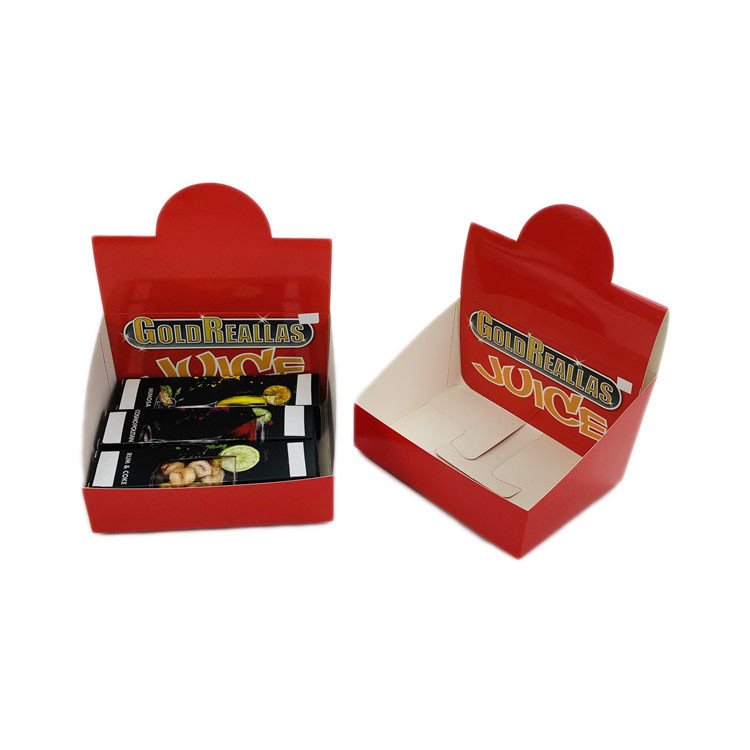 কাউন্টার ডিসপ্লে প্যাকেজিং বোতল জারগুলি আইএসও পুনরায় ব্যবহারযোগ্য কাগজ বাক্স