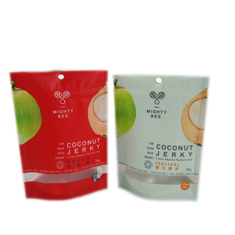 ফুড গ্রেড হ্যাং হোল পিইটি অ্যালুমিনিয়াম ফয়েল প্লাস্টিকের পাউচ