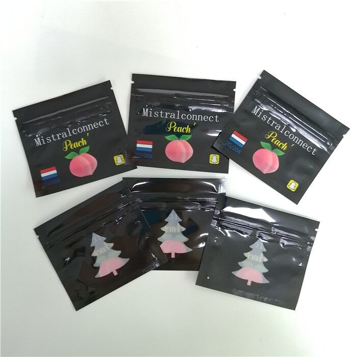 গ্র্যাভুরে প্রিন্টিং ফ্ল্যাট 3.5 জি চাইল্ড প্রুফ জিপলক ব্যাগ