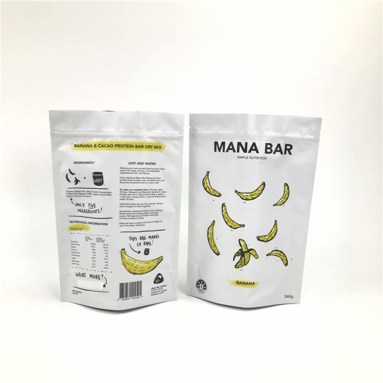 কাস্টমাইজড মুদ্রিত খাদ্য 100 মিরকন প্লাস্টিকের পাউচ প্যাকেজিং