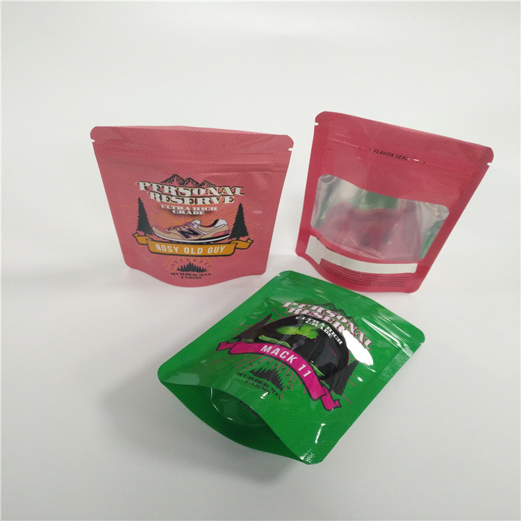 অ্যালুমিনিয়াম ফয়েল 7 জি রিসেসেবল মাইলার স্ট্যান্ড আপ ব্যাগ