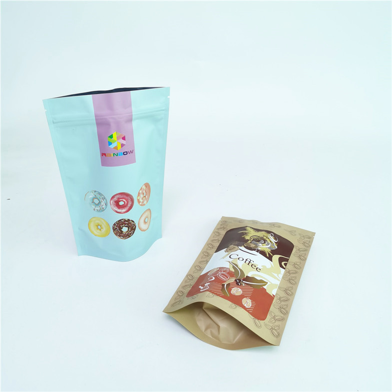 জিপলক ফয়েল পাউচ প্যাকেজিং অ্যালুমিনিয়াম ফয়েল বডি স্ক্রাব ক্রিম প্যাকিং ব্যাগগুলি স্ট্যান্ড আপ করুন