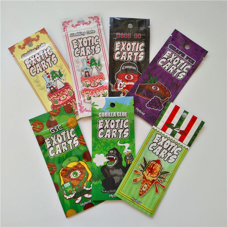 কাস্টম মুদ্রিত পুনর্ব্যবহারযোগ্য মেলার গন্ধযুক্ত প্রুফ আগাছা আঠালো আঠালো ভাল ভোজ্য জিপলক প্যাকেজিং ব্যাগ