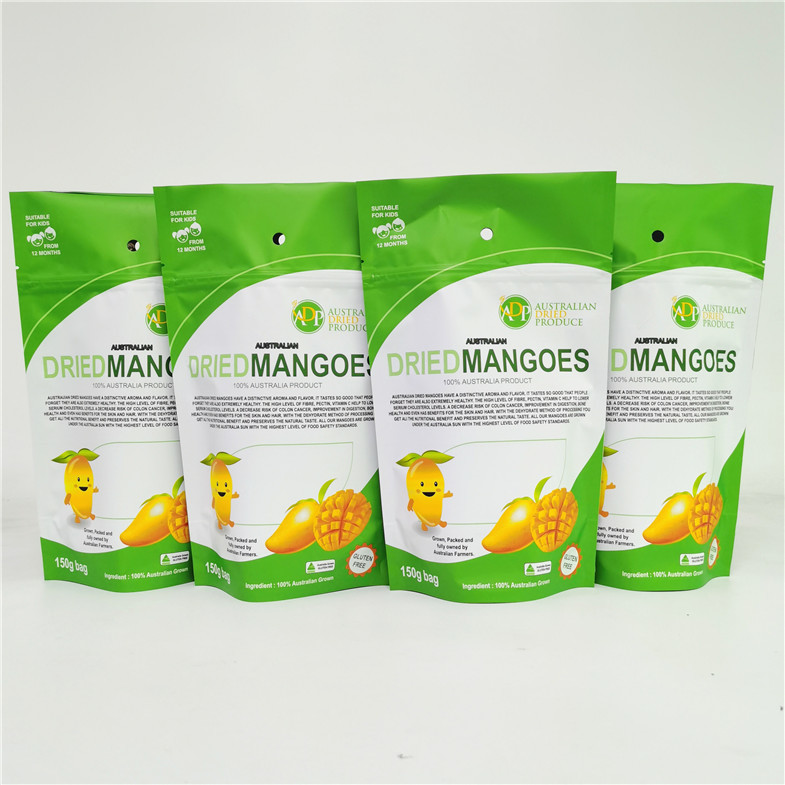 500 গ্রাম 1 কেজি কাস্টমাইজড ডোপ্যাক জিপলক থলি শুকনো ফল প্যাকেজিং ব্যাগ মাইলার ফয়েল ব্যাগ