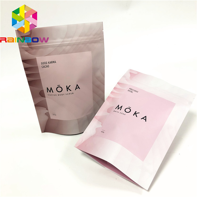 উচ্চ মানের বায়োডেগ্রেডেবল গন্ধযুক্ত প্রুফ ম্যাট ব্ল্যাক জিপলক প্লাস্টিকের প্যাকেজিং ব্যাগ