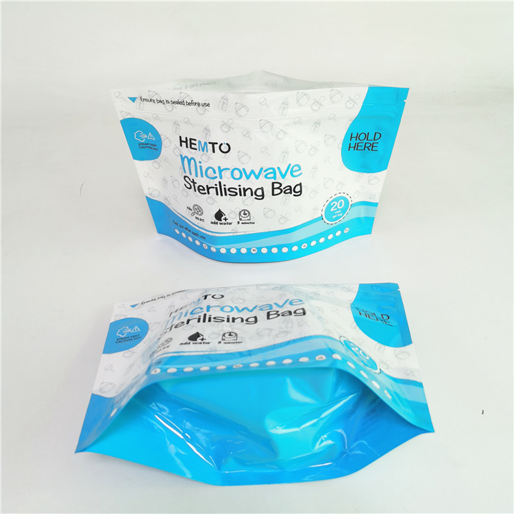 ফুড গ্রেড 120 মিমি ভিএমপিইটি মাইক্রোওয়েভ স্টেরলাইজার ওভেন ব্যাগ