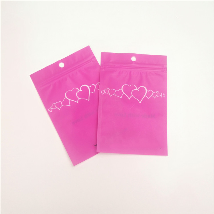 আইল্যাশ জুয়েলারী গ্র্যাভুর প্রিন্টিং এমওপিপি জিপার মেকআপ পাউচ