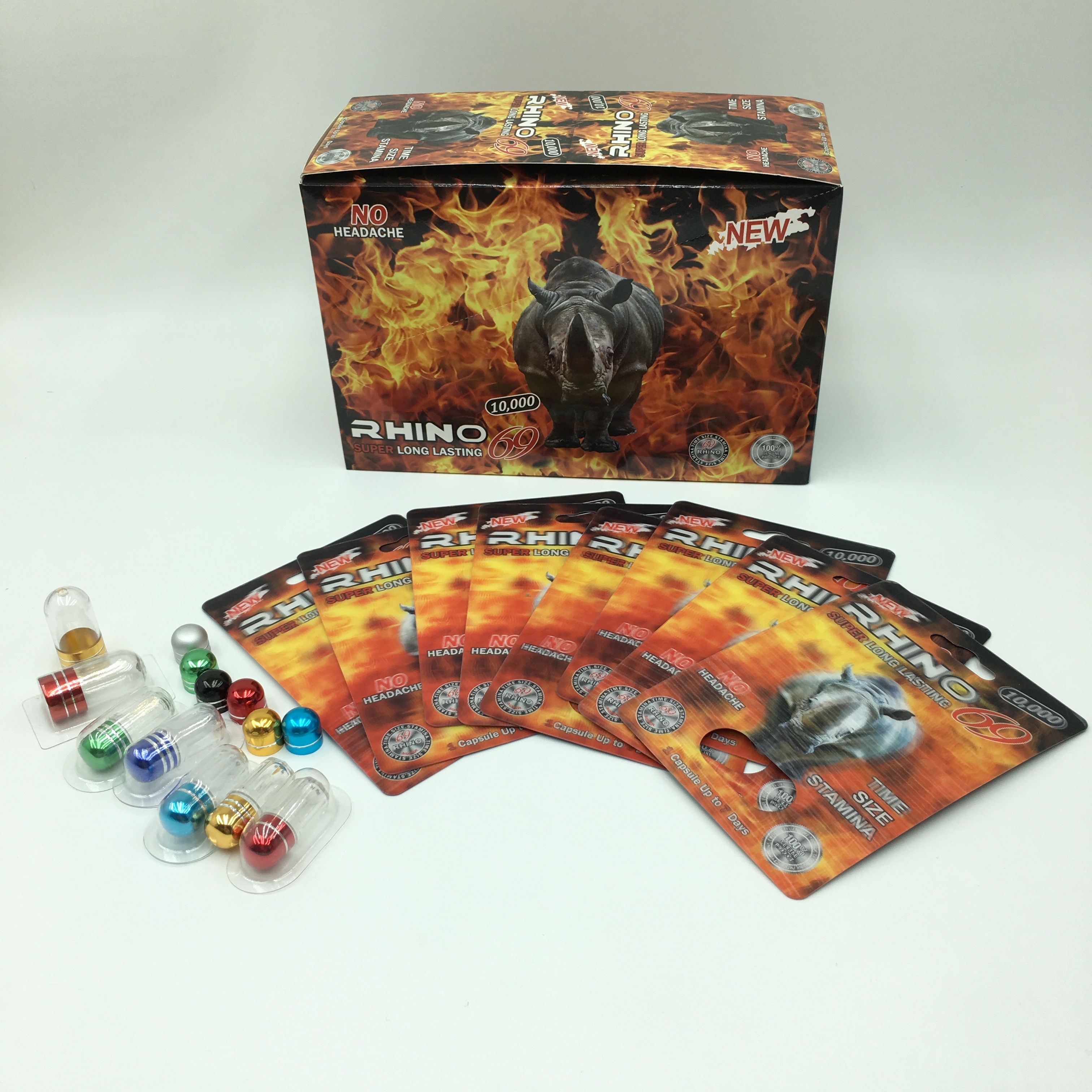 RHINO পিল 60 * 80 সেমি পিভিসি 3 ডি লেন্টিকুলার কার্ড গুলি সহ lets