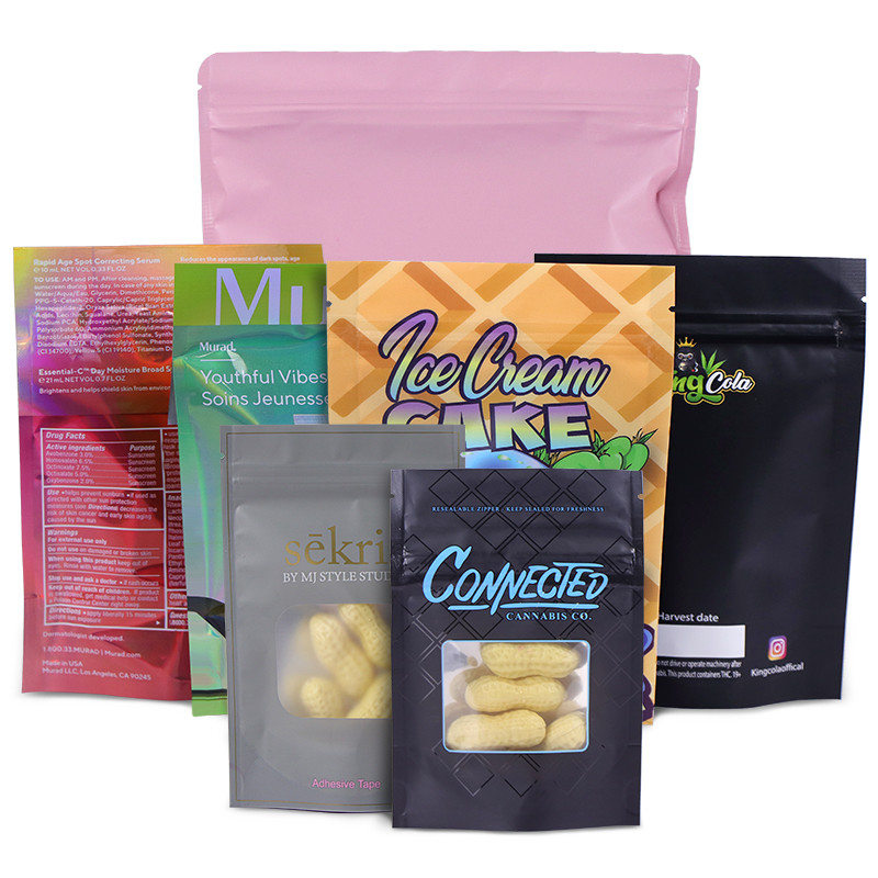 অ্যালুমিনিয়াম ফয়েল জিপ লক সিএমওয়াইকে এমওপিপি হিট সিল মাইলার ব্যাগ