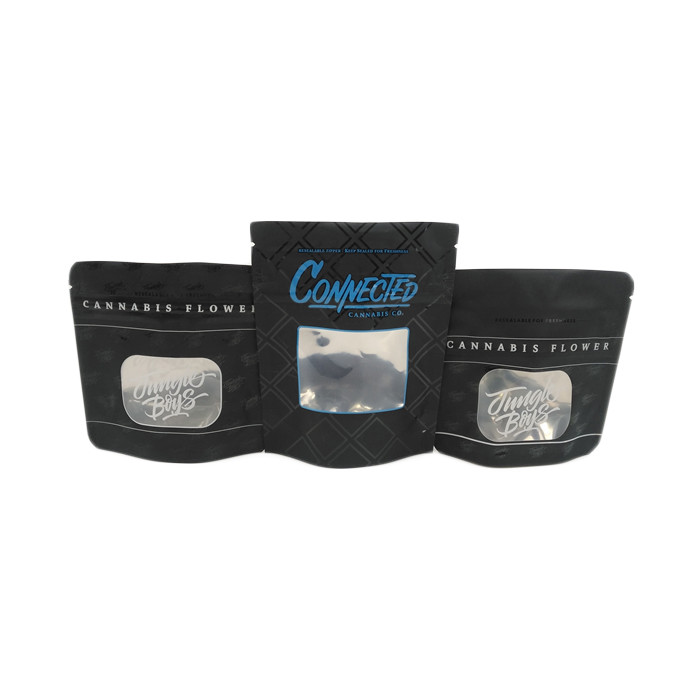 3.5 জি 7.0 জি 6-8 ওজেড 1 পাউন্ড জঙ্গল বয়সের দুর্গন্ধযুক্ত প্রুফ ব্যাগ চাইল্ডপ্রুফ জঙ্গলবয়েস গাঁজার ফুলগুলি থলথলে থলি থলি