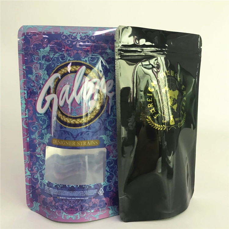 সাফ ফ্রন্ট মেলার ব্যাগ গ্র্যাভর প্রিন্টিং প্লাস্টিকের পাউচ প্যাকেজিং