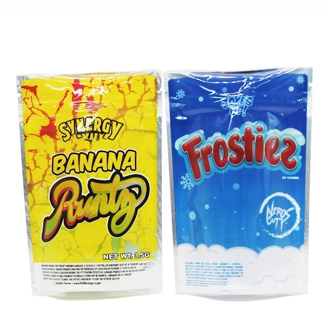 সাফ উইন্ডো সহ 3.5 জি 7 জি সিবিডি ভেষজ ধূপ প্যাকেজিং পাউচ