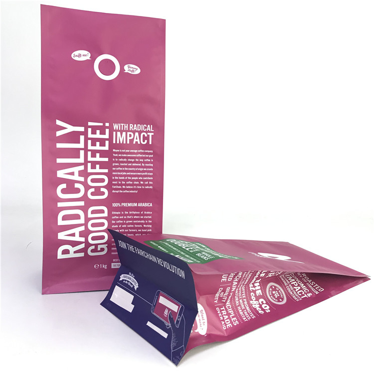 অ্যালুমিনিয়াম ফয়েল ভিএমপিইটি বিপিএ ফ্রি সাইড গাসেট ব্যাগ 400 এমএল ভালভ