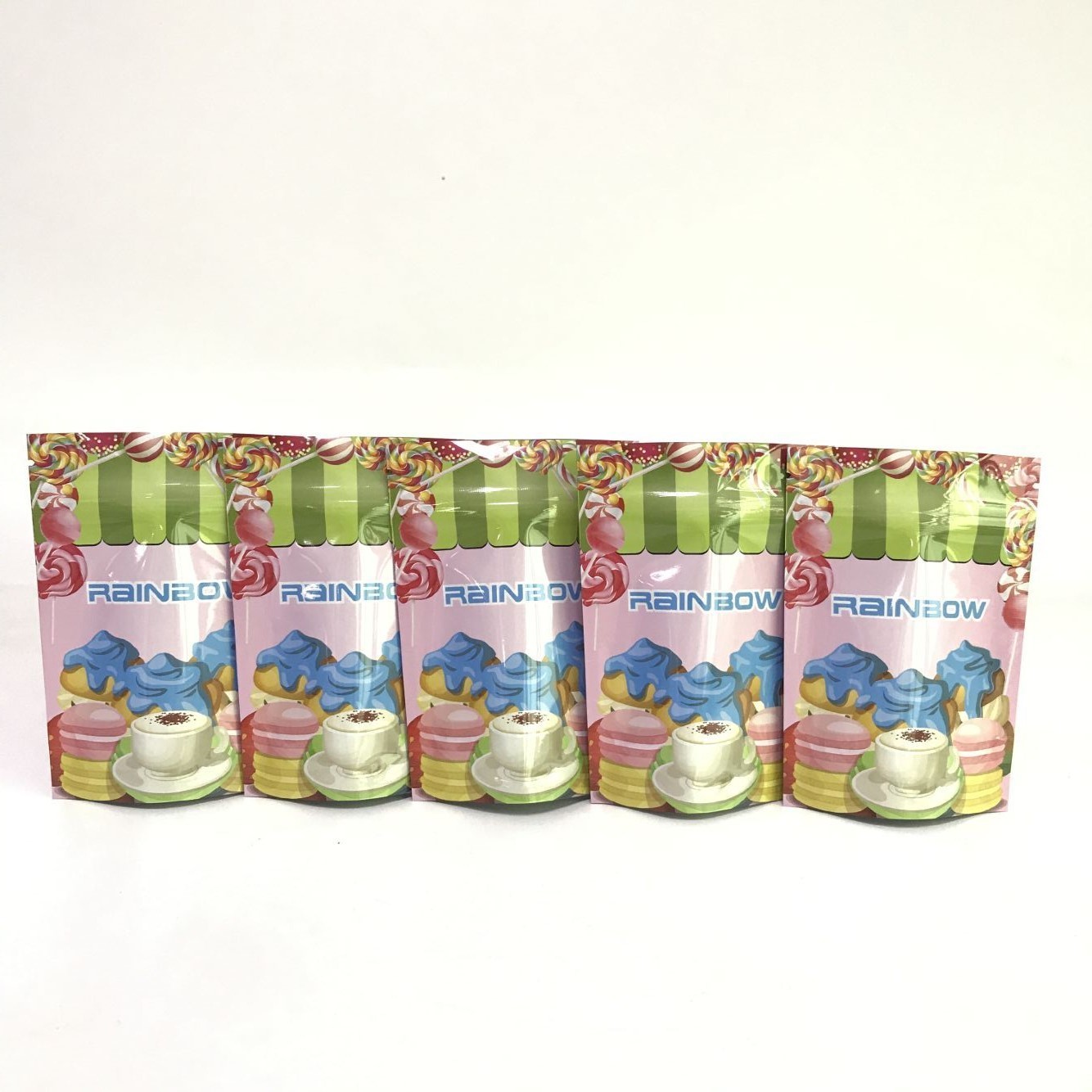 স্নাক প্যাকেজিংয়ের জন্য ডিজিটাল প্রিন্টিং ফুড প্যাকিং ব্যাগ অ্যালুমিনিয়াম ফয়েল স্ট্যান্ড আপ ব্যাগ