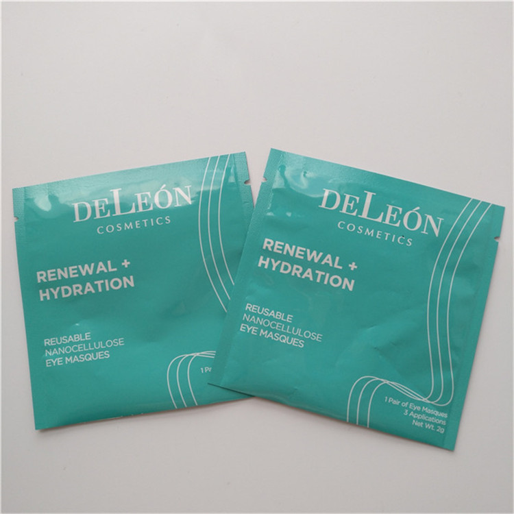 ম্যাট অ্যালুমিনিয়াম ক্ষুদ্র Sachet সাম্পল প্যাকেজিং ব্যাগ ক্রিম নমুনা প্যাকিং ব্যাগ