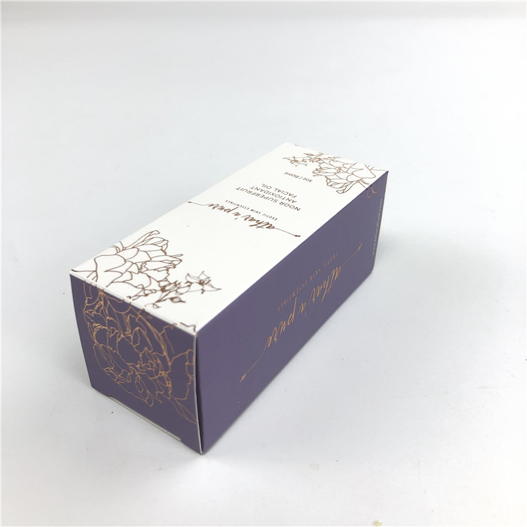 প্রয়োজনীয় তেল / মুখের জন্য পেপার বক্স প্যাকেজিং যত্নের পণ্যগুলির কাগজ বাক্স