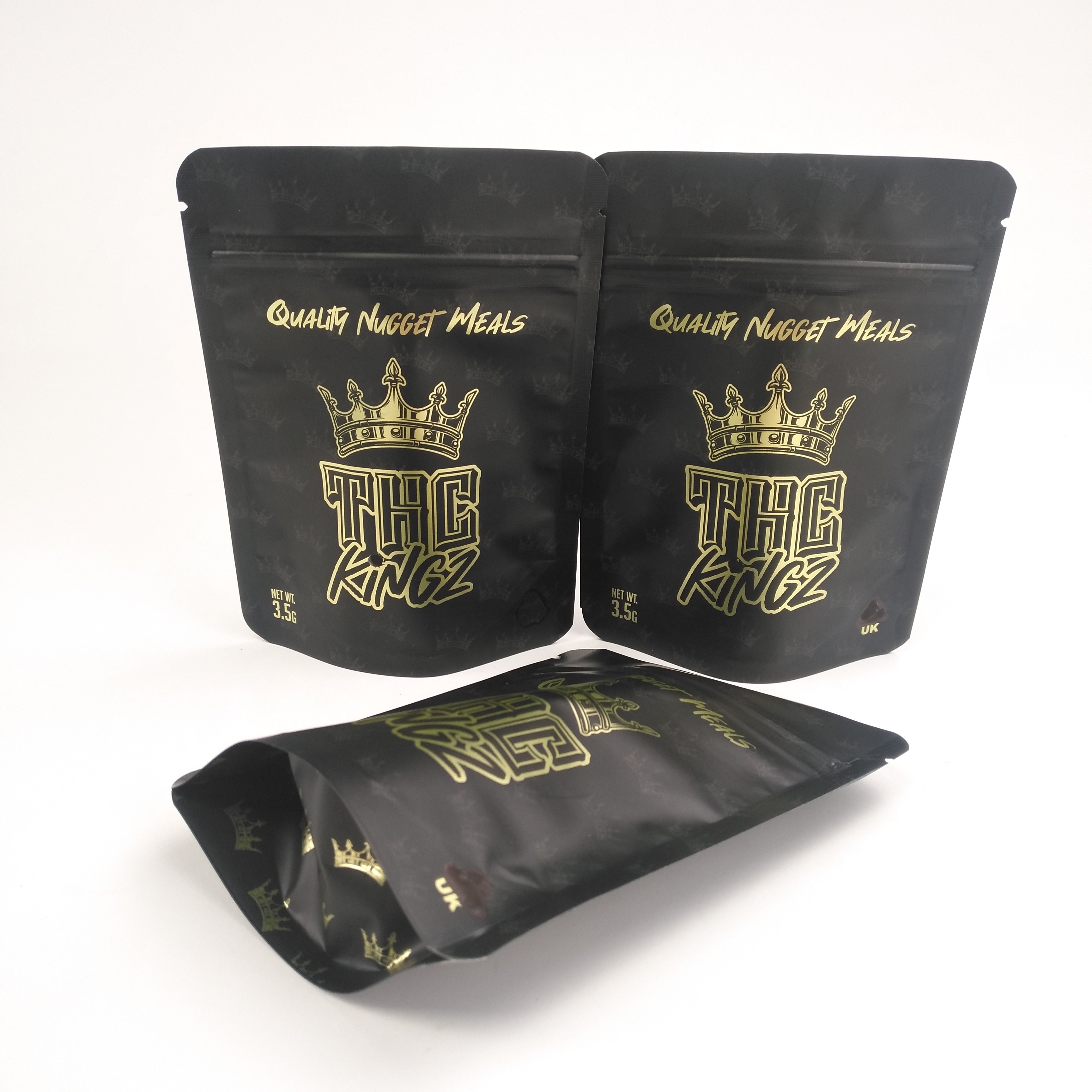 ডিজিটাল মুদ্রণ গন্ধ প্রুফ 3.5g শুকনো ফুল গাঁজা প্যাকেজিং মাইলার ফয়েল ব্যাগ সফট টাচ ফিল্ম ব্যাগ