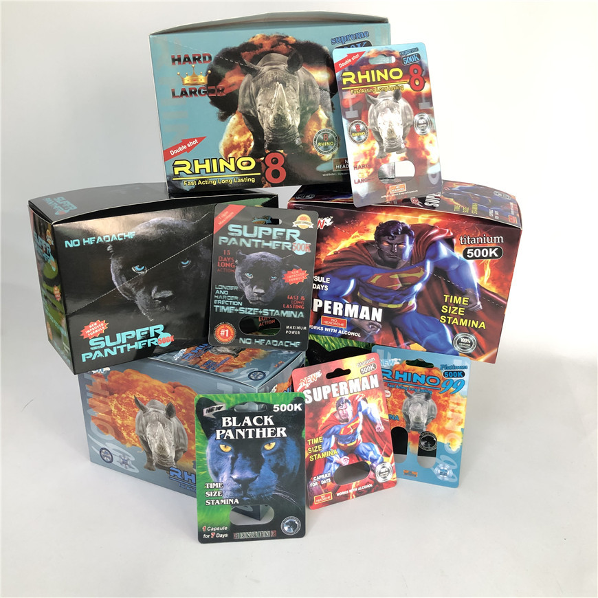 12 মিমি ক্যাপ পুরুষ বর্ধন 3 ডি লেন্টিকুলার কার্ড 500 কে পিল