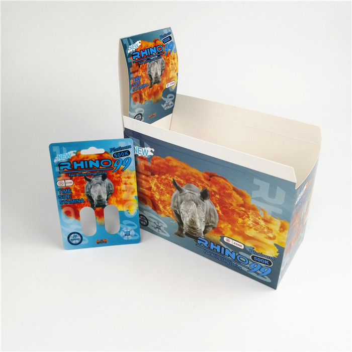 সুপার প্যান্থার ফোস্কা কার্ড প্যাকেজিং রাইনো 600 কে 700 কে