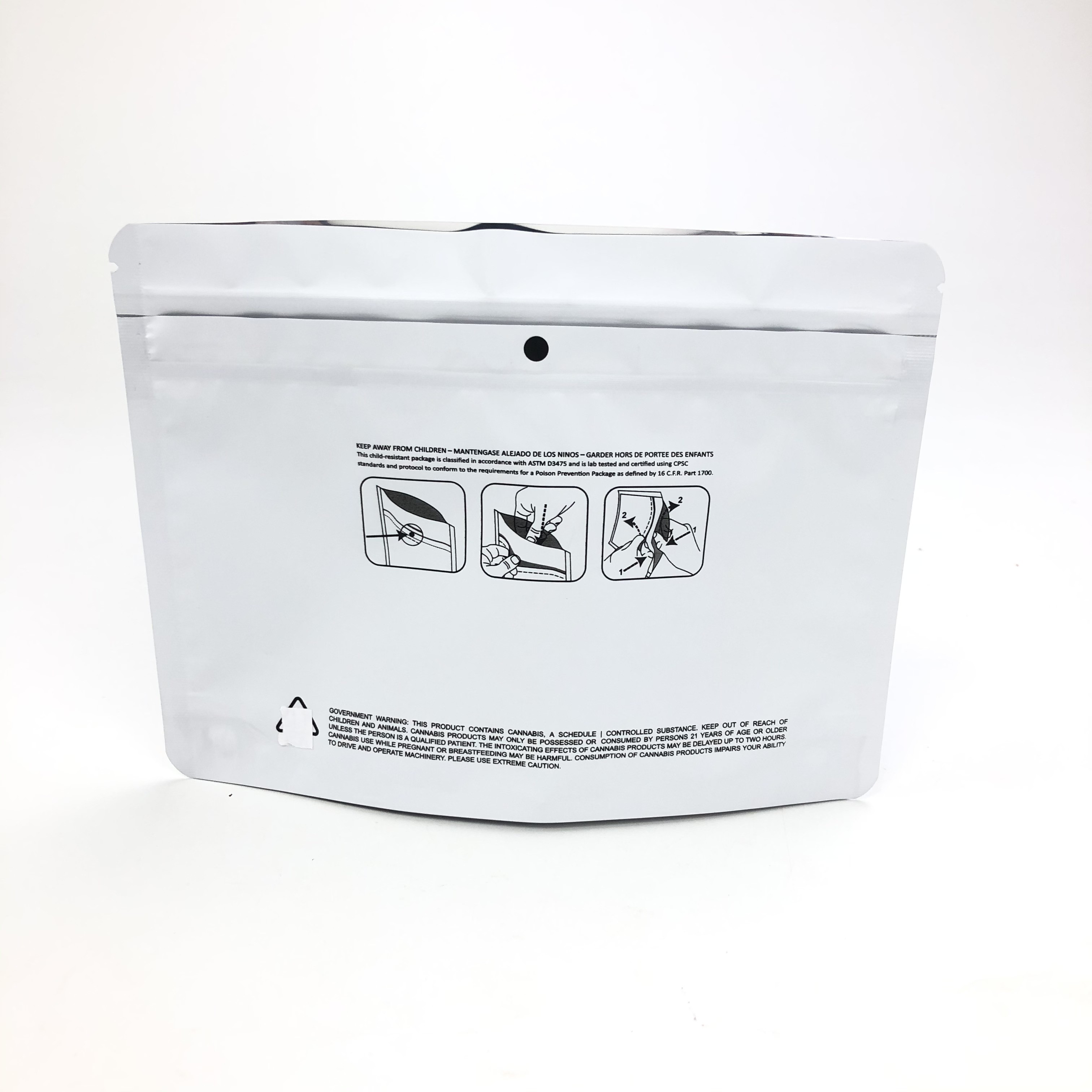 প্রোটিন পাউডার জন্য 250 গ্রাম 500g চাইল্ডপ্রুফ স্ট্যান্ড আপ পাউচ ভিএমপিইটি