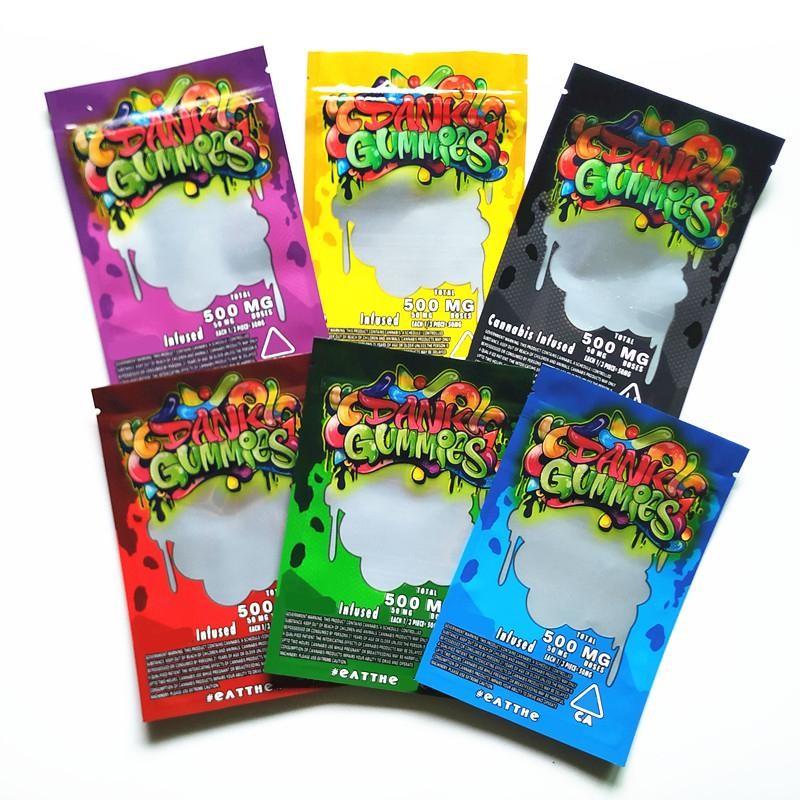 সিএমওয়াইকে ৪.৩ মিলগুলি মোটা শিশু প্রুফ পেপার ব্যাগগুলি সিবিডি খামগুলি