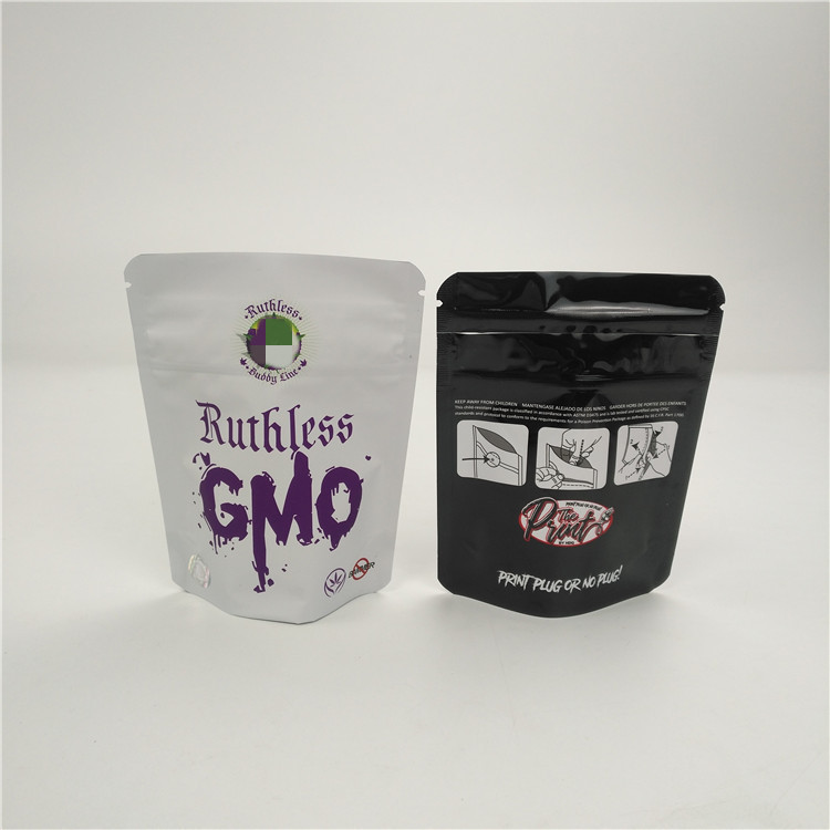 কানাবিজ হেম্প ভিএমপিইটি 100 মাইক্রোন সিবিডি তেল প্যাকেজিং ব্যাগ 3.5 জি কুকিজ