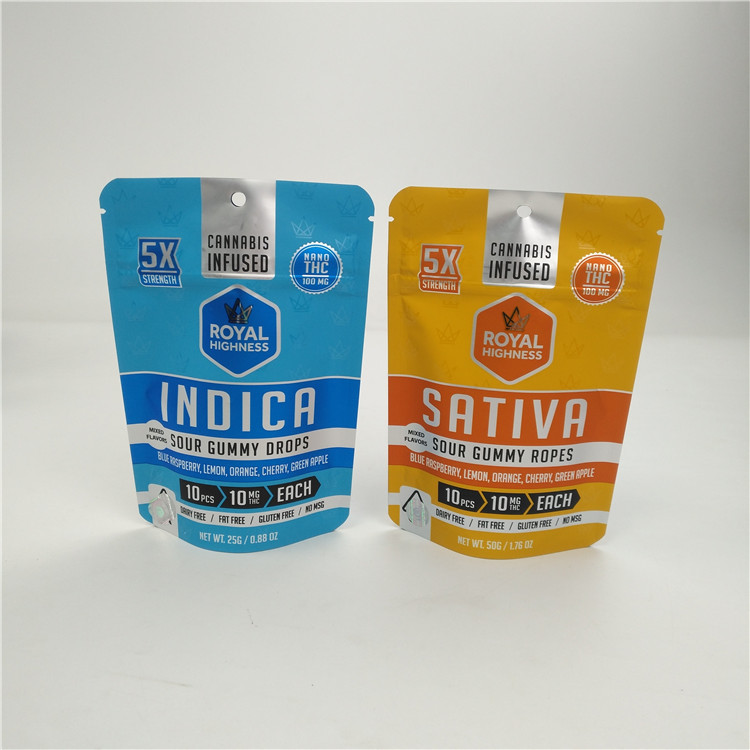 নিম্ন Moq 3.5g 7g ভিএমপিইটি অ্যালুনমিনিম ফয়েল মাইলার ব্যাগ 100 মাইক্রোন