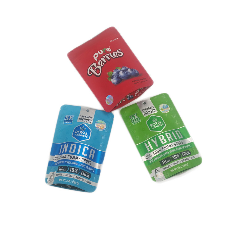 ফুল হেম্প 7 জি 3.5 জি অ্যালুমিনিয়াম ফয়েল গাঁজা ব্যাগ