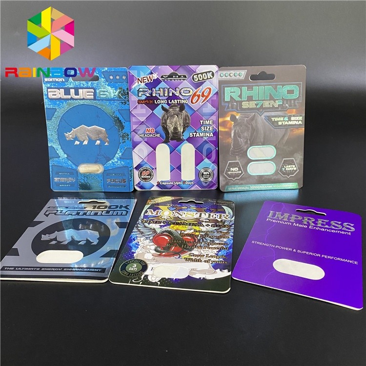 নীল 6K প্লান্টিনাম 100 কে 350 জি হোয়াইটবোর্ড গণ্ডার 3 ডি কার্ড