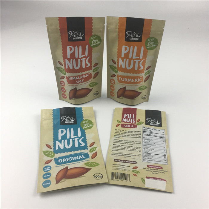 ফয়েল স্তরিত রিসার্সেবল মাইলার জিপলক ব্যাগ ডাইপ্যাক ম্যাচা চা