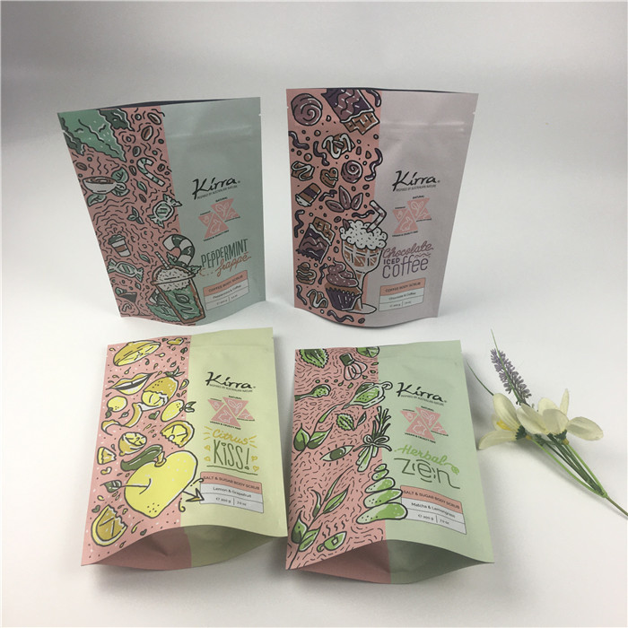 বাথ সল্ট 120 মাইক্রন ভিএমপিইটি পুনরুদ্ধারযোগ্য স্ট্যান্ড আপ পাউচ 200 গ্রাম