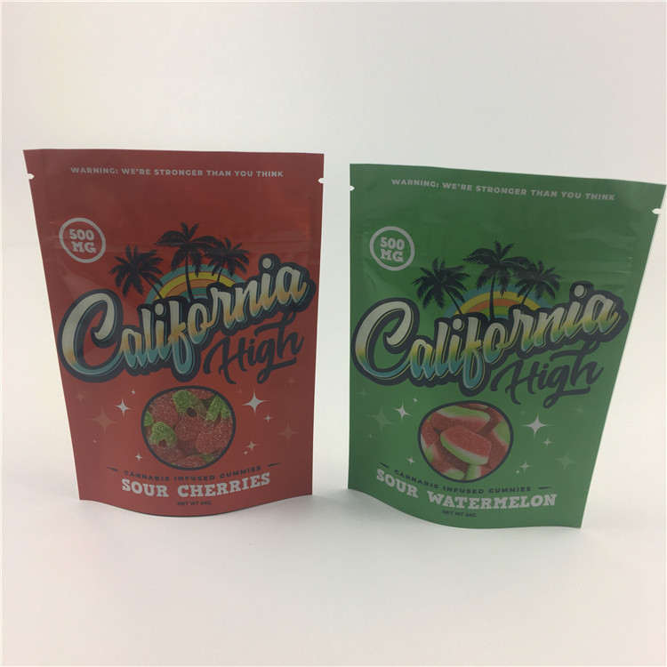 কুকিজ 3.5 জি ভিএমইপিইটি 100 মাইক্রন ওয়েড সিবিডির জন্য স্ট্যান্ড আপ পাউচ