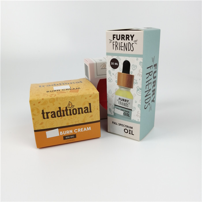 গ্লাস ড্রপার বোতলগুলির জন্য 5 এমএল 10 এমএল 20 এমএল 30 এমএল 50 এমএল 100 এমএল প্যাকেজিং পেপার বক্স