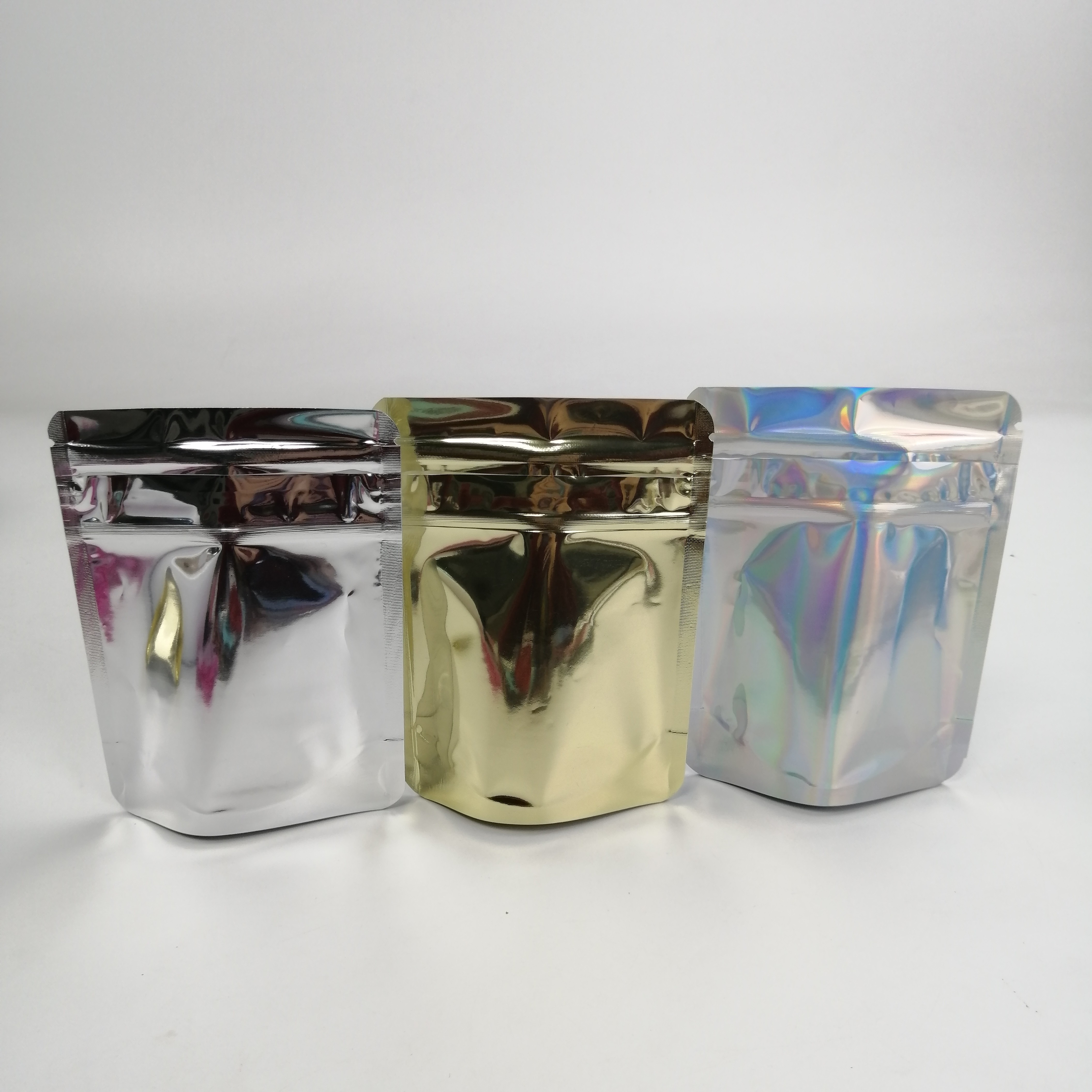 মায়লার স্ট্যান্ড আপ চিনি প্লাস্টিকের পাউচিজ প্যাকেজিং ফুড গ্রেড চাইল্ড প্রতিরোধী