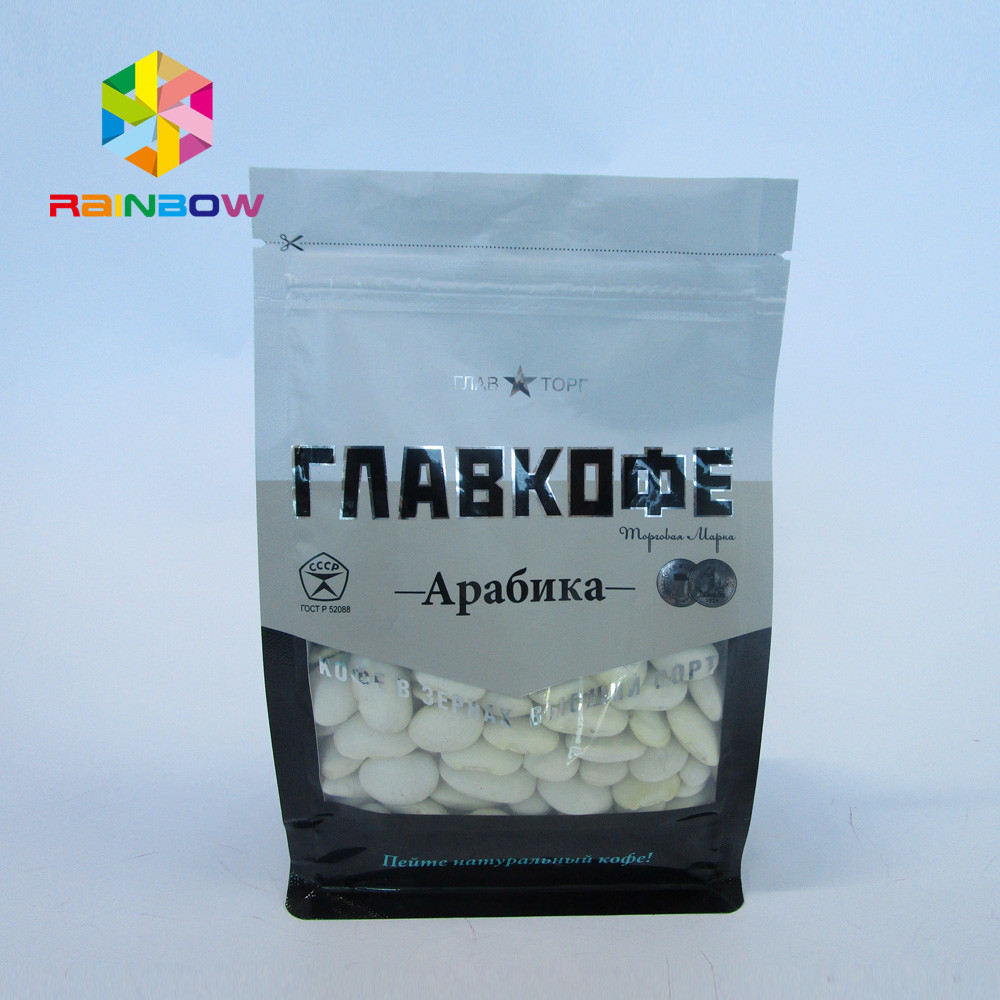 বাদাম ক্যান্ডি রিসেসেবল ফ্ল্যাট নীচে গুসেট ব্যাগ আট পার্শ্বযুক্ত ইউভি মুদ্রিত