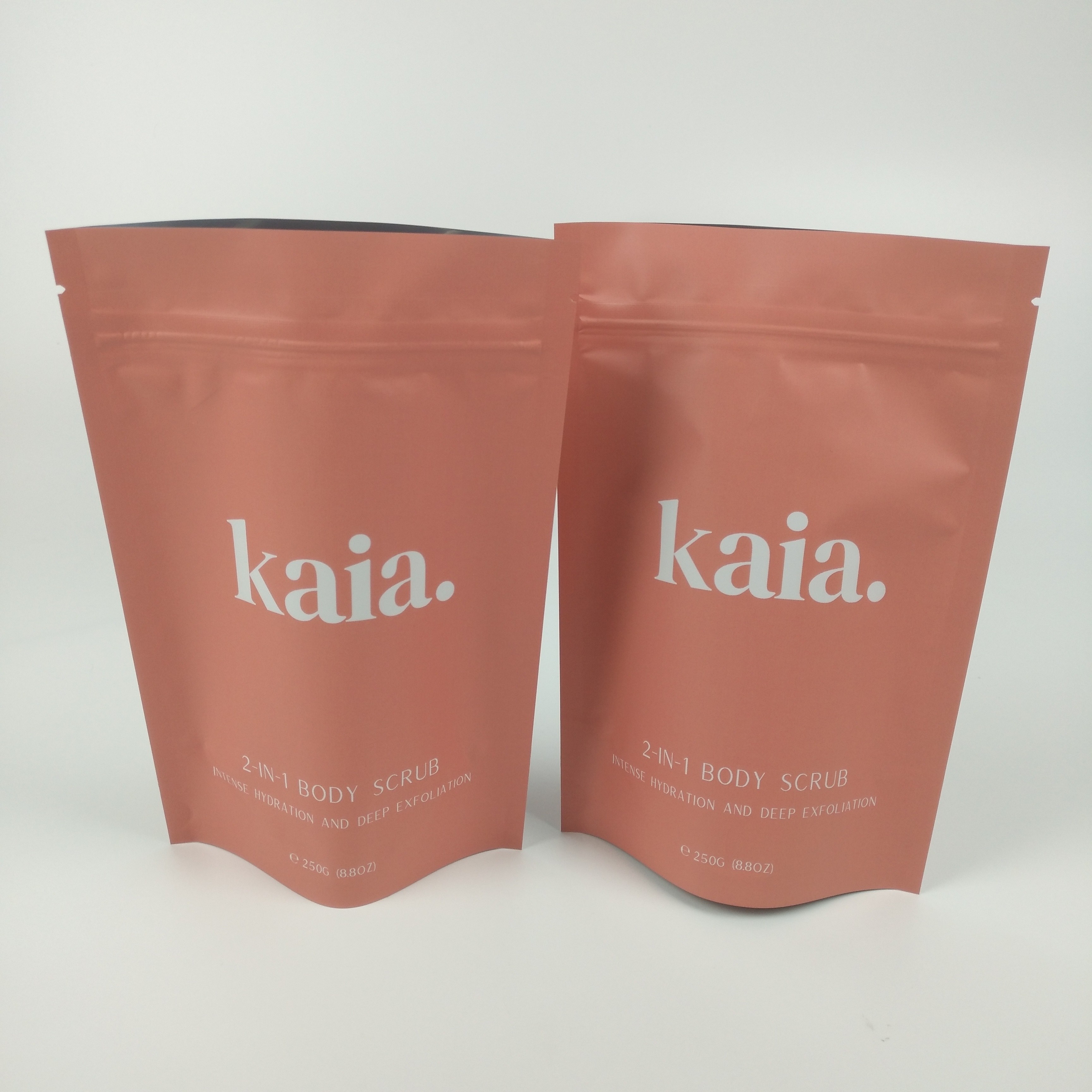 কসমেটিক প্লাস্টিক স্ট্যান্ড আপ জিপার ব্যারিয়ার ব্যাগ ম্যাট রিসার্চযোগ্য