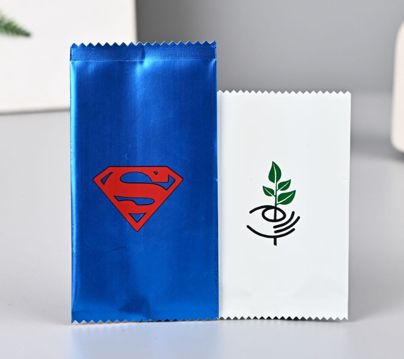 বিস্কুট ক্যান্ডি প্লাস্টিকের পিছনে সিলযুক্ত ফয়েল ব্যাগগুলি কাস্টম মুদ্রিত গন্ধযুক্ত প্রমাণ