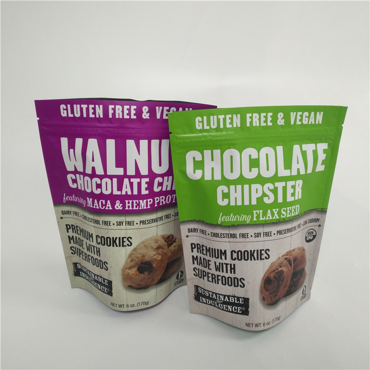 ক্যান্ডি মিষ্টিগুলি কাস্টম প্লাস্টিক ডিজিটাল মুদ্রিত জিপার শীর্ষের সাথে স্ট্যান্ড আপ পাউচগুলি