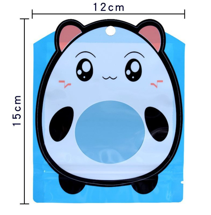 অনিয়মিত আকার 3 সাইড হিট সিলযুক্ত প্লাস্টিক ব্যাগগুলি ক্যান্ডির জন্য গন্ধযুক্ত প্রমাণ