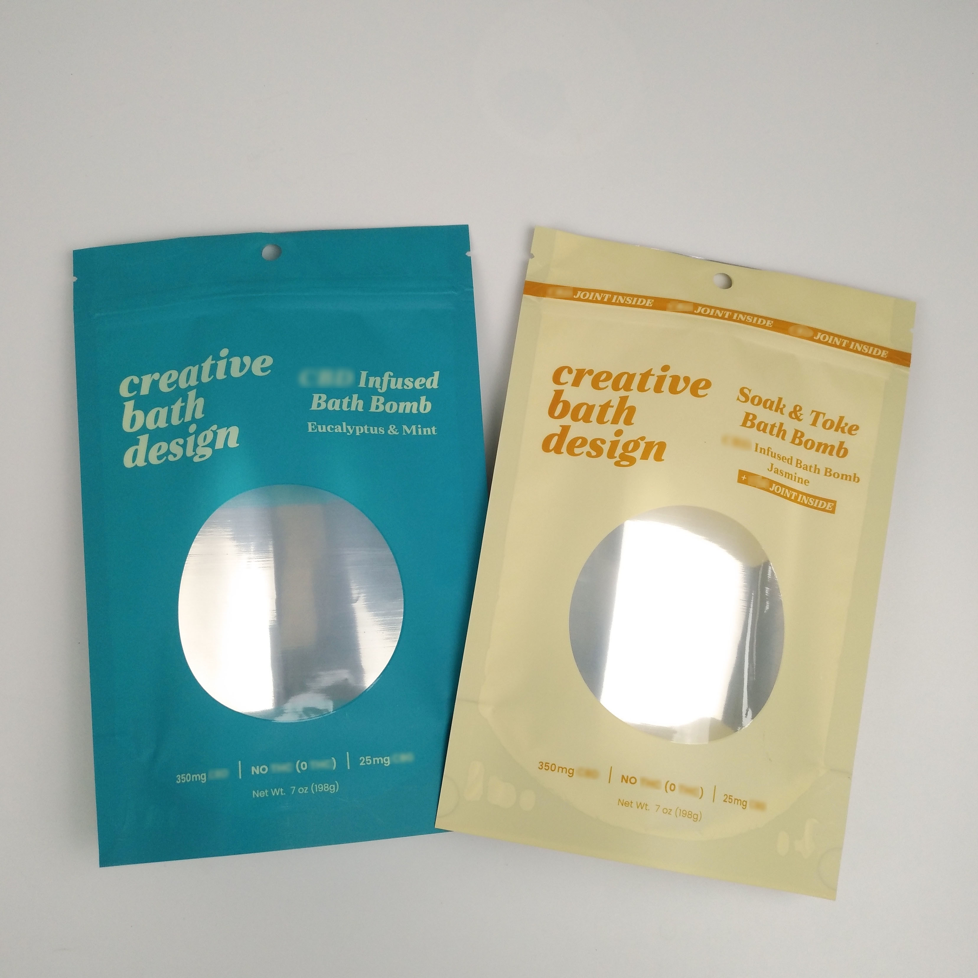 পরিষ্কার ব্যাগযুক্ত ঘ্রাণযুক্ত প্রুফ খাবার স্টোরেজ সহ ব্যাগগুলি মেসার ব্যাগগুলি ফয়েল সাফ উইন্ডো দিয়ে পাউচ স্ট্যান্ড আপ করুন Wholesale