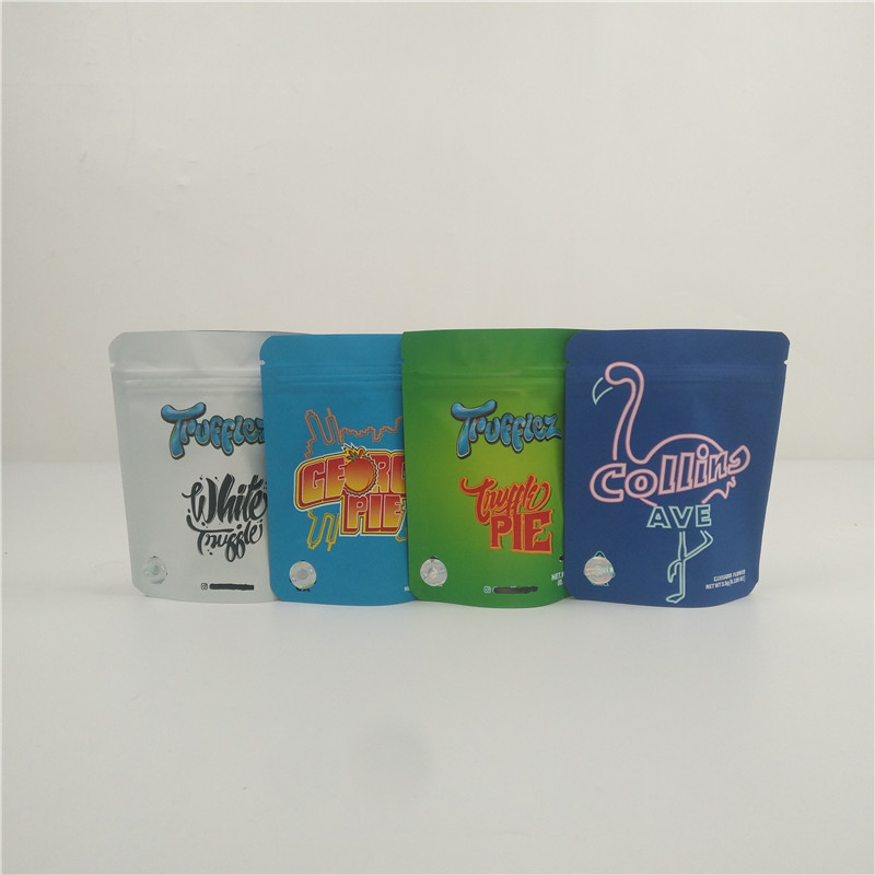 3.5 জি ভোজ্য মেলার ব্যাগগুলি গন্ধযুক্ত প্রুফ ক্যান্ডি প্যাকেজিং পাউচ নরম আঠালো ভোজ্য ব্যাগ