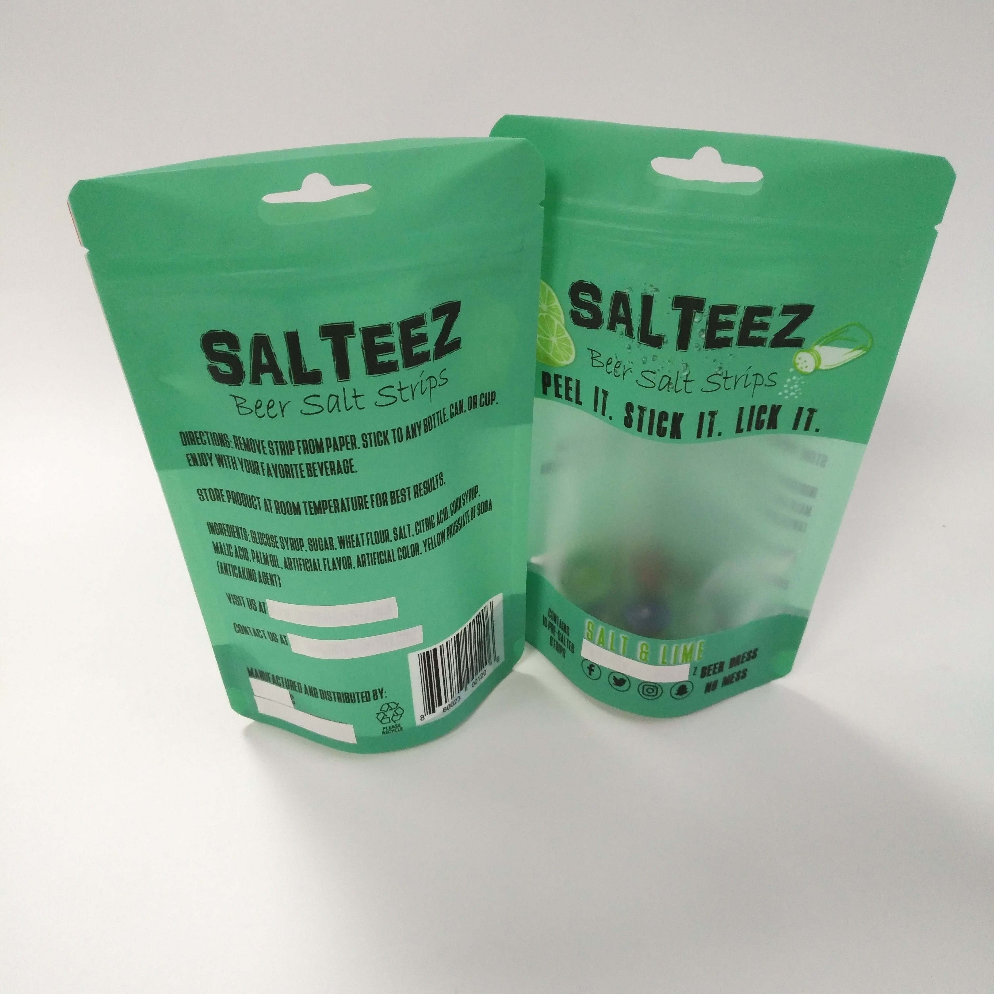 সাফ উইন্ডো সিএমওয়াইকে 100 মিমি স্টিপ আপ জিপার সহ থ্রি