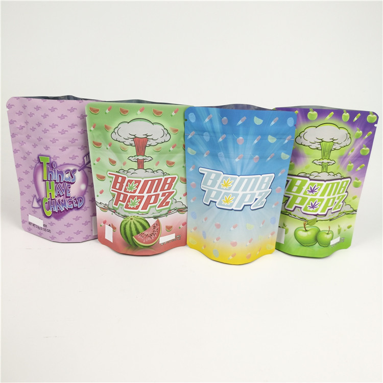 100 গ্রাম ভিএমপিইটি গন্ধযুক্ত প্রুফ জিপলক ব্যাগস শিশু প্রতিরোধী তাপ সীল ম্যাট