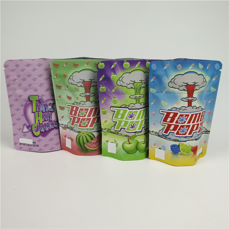 3.5 জি আগাছা মাইলার জিপলক ব্যাগ স্তরিত উপাদান খাদ্য গ্রেড